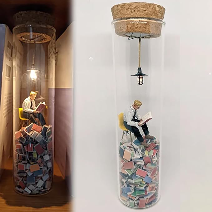 Test Tube Perspective Drawing - Bookshelf Art Decoration
