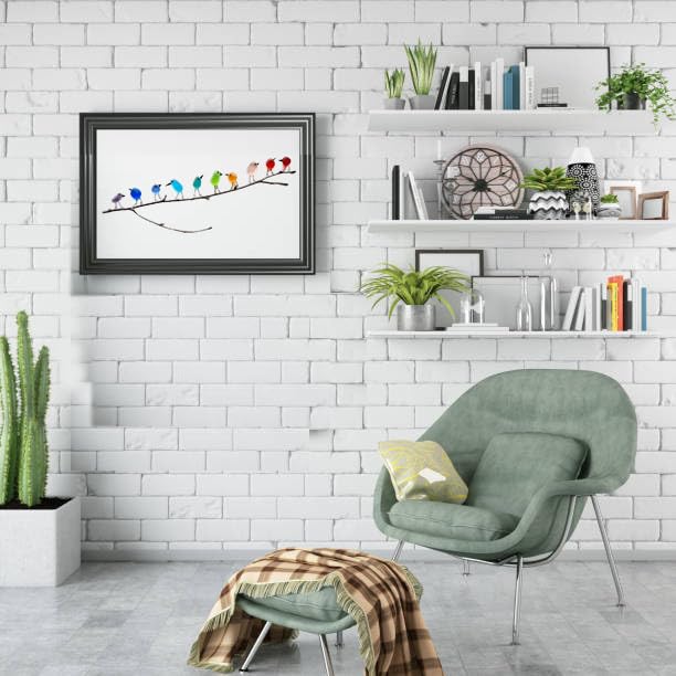 Sea Glass Birds Decor Coastal Love Notes