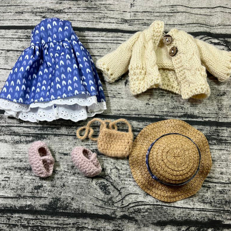 ππThe Best Gift For Children - Handmade Waldorf Doll Dress Upπ§
