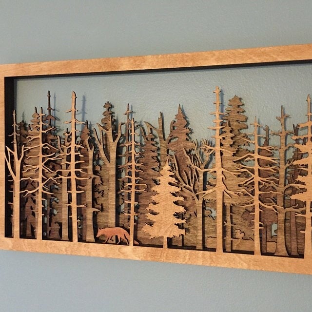 Forest Wildlife - Handcrafted Art
