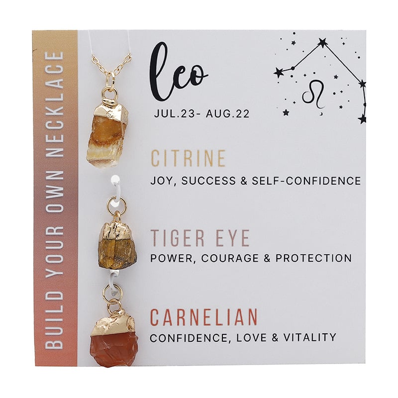 💥12 Zodiac Birthstone Necklace
