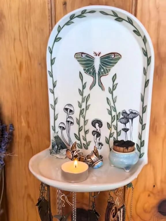 Sacred Floral Jewelry Altar