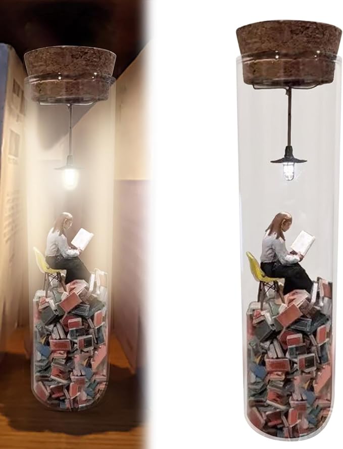 Test Tube Perspective Drawing - Bookshelf Art Decoration
