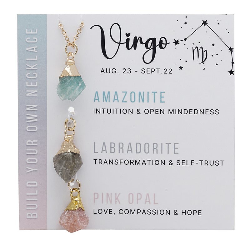 💥12 Zodiac Birthstone Necklace