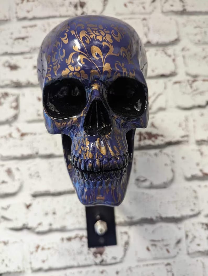 Motorcycle Helmet And Jacket Skull Holder