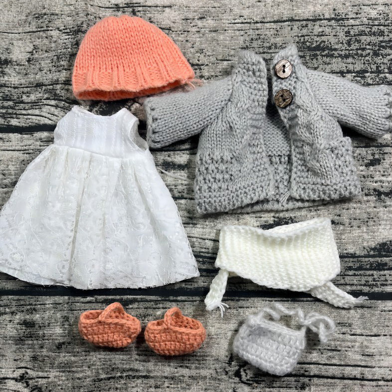 ππThe Best Gift For Children - Handmade Waldorf Doll Dress Upπ§