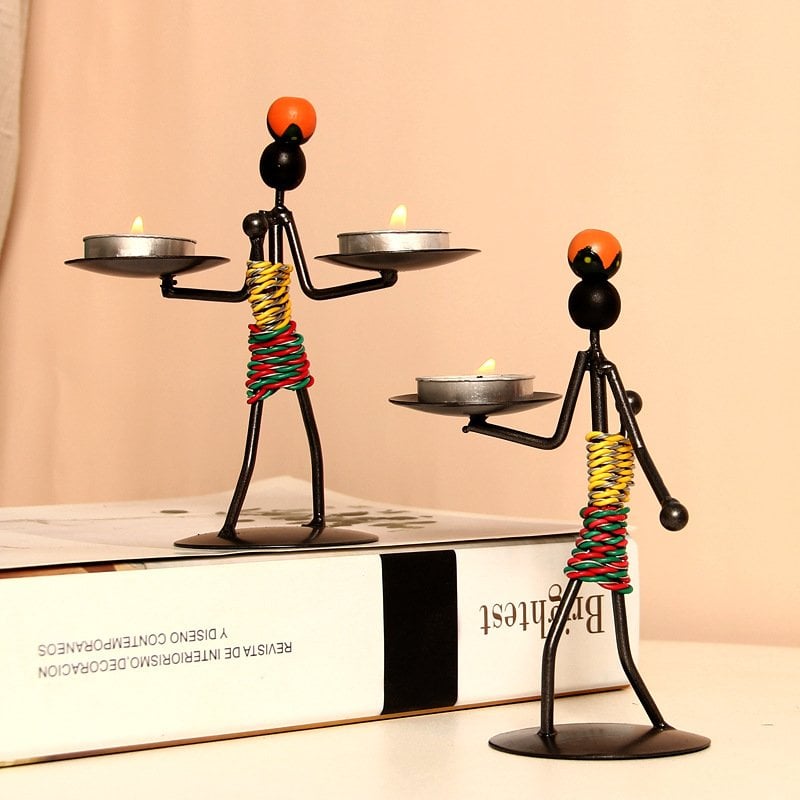 Steel Candlestick-Home Decoration