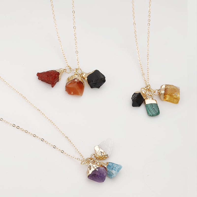 💥12 Zodiac Birthstone Necklace