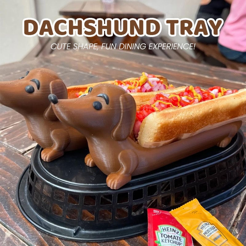 🌭 Dachshund Tray - Cute Shape, Fun Dining Experience! 🐶✨