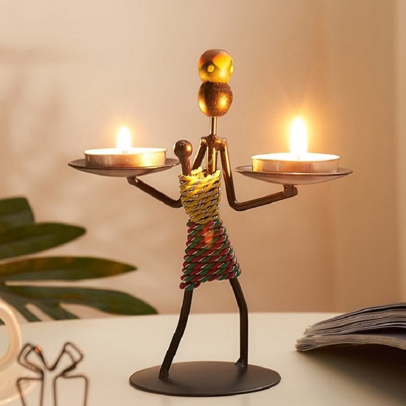Steel Candlestick-Home Decoration