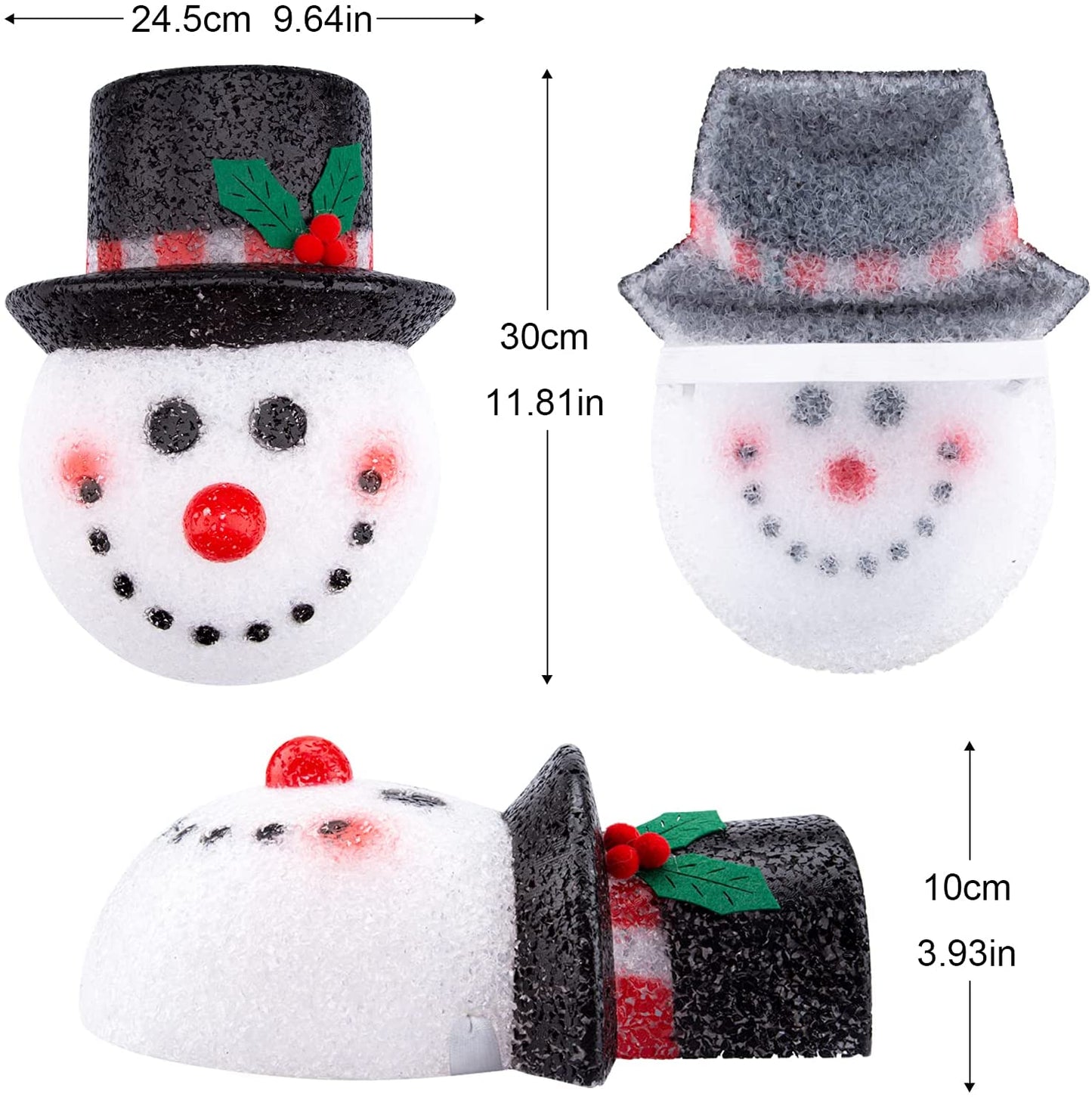 🎁CHRISTMAS SALE-Snowman Porch Light Cover Two pack