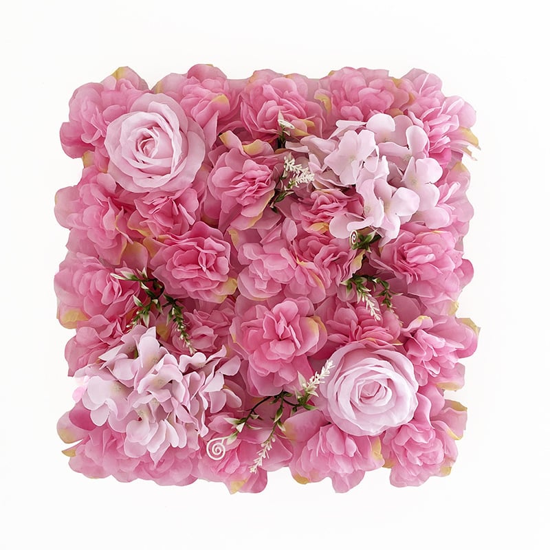 Handmade Roll-Up Fabric Flower Wall