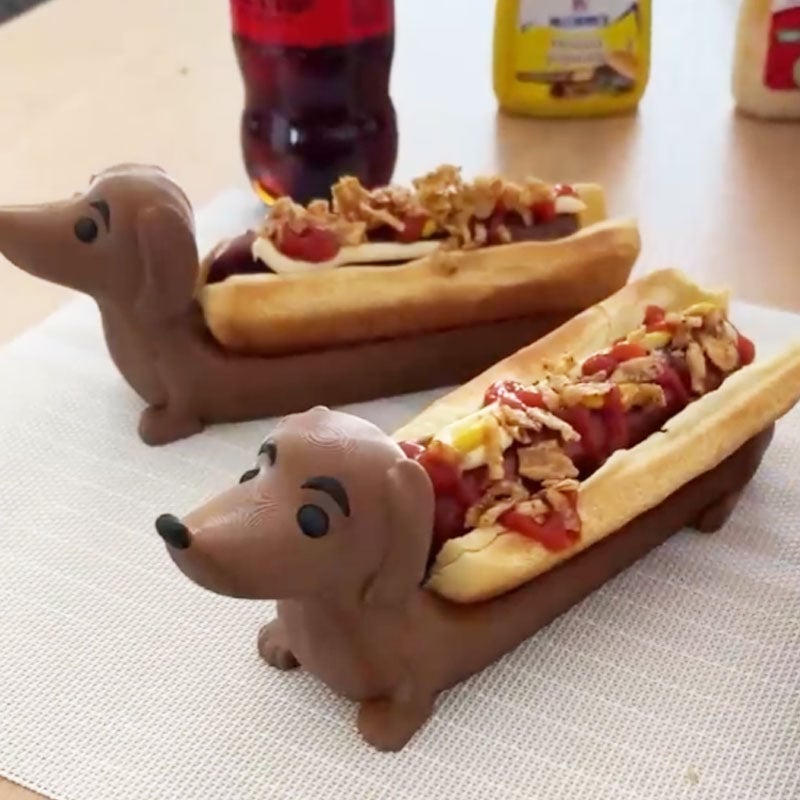 🌭 Dachshund Tray - Cute Shape, Fun Dining Experience! 🐶✨