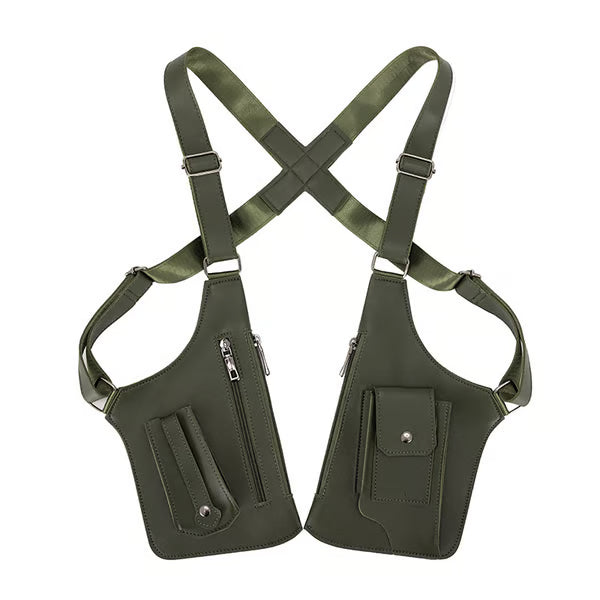 Premium Leather Adjustable Underarm Shoulder Bag For Men & Women