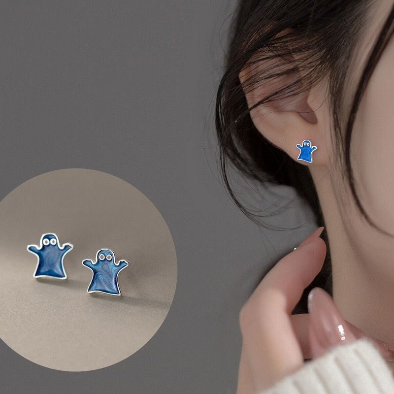 2024 New Funny Small Black Cat Earring for Women Girl Fashion Cute Animal Earrings Fashion Party Jewelry Gifts Wholesale