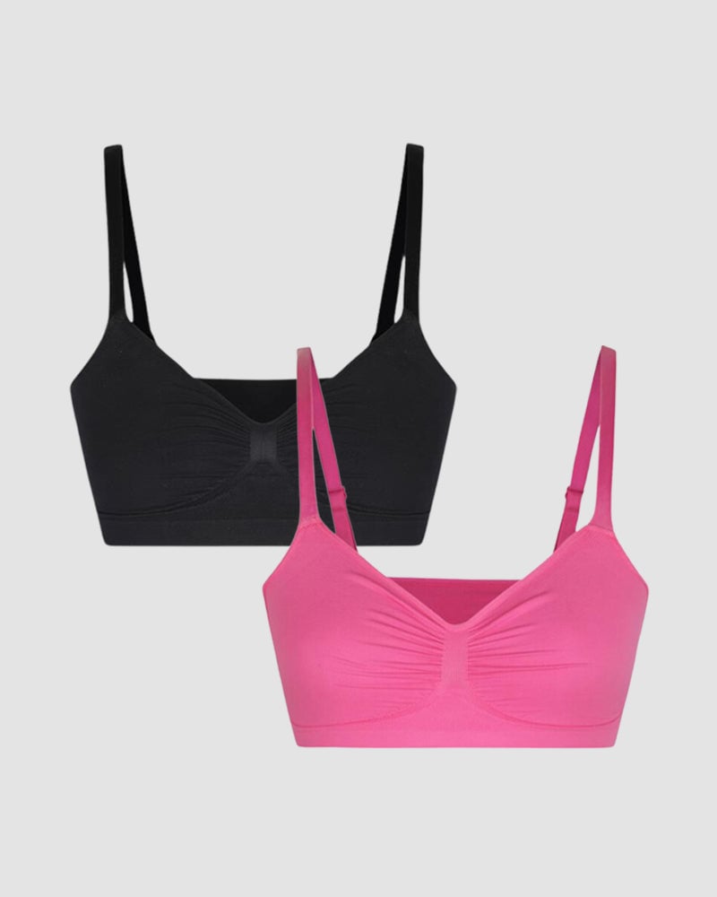 💖Women's Wireless Sculpt Bra Comfort Bralettes No Underwire Unlined Cami Bra