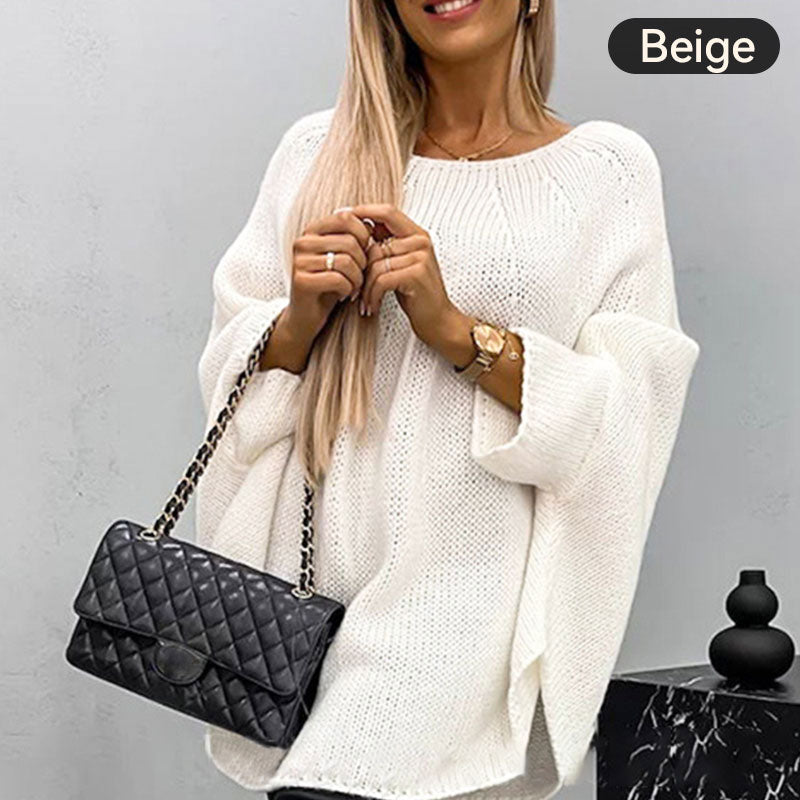 Women’s Elegant Knitted Cape Sweater