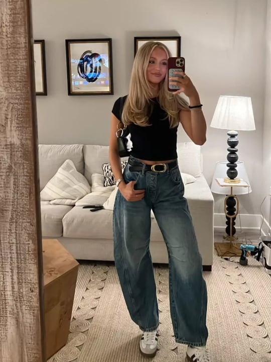 2024 Mid-Rise Barrel Jeans (BUY 2 Free Shipping)