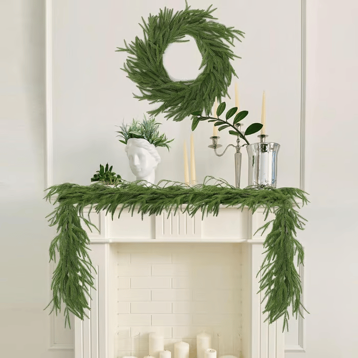 🎄Natural Christmas Greenery🎄Norfolk Pine Branch