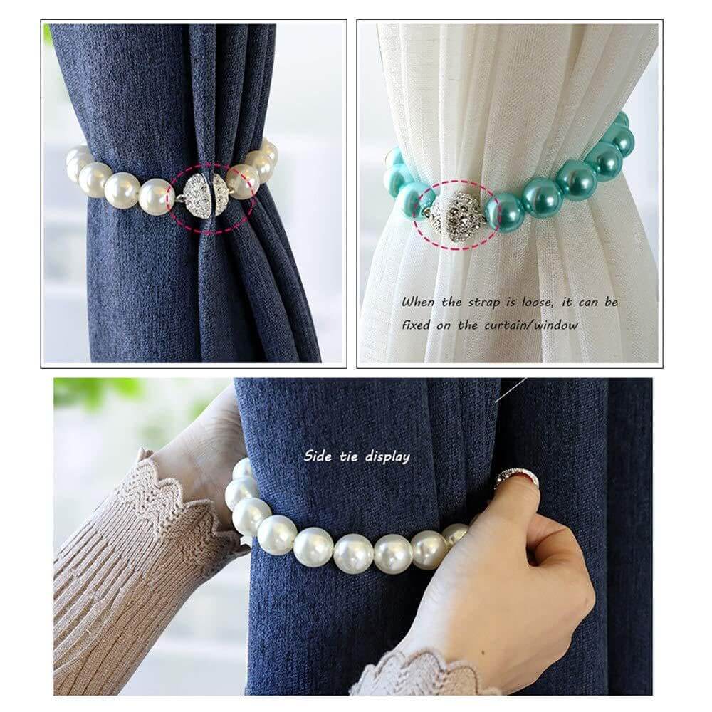 Pearl Curtain Magnetic Buckle