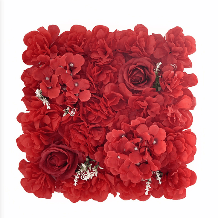 Handmade Roll-Up Fabric Flower Wall