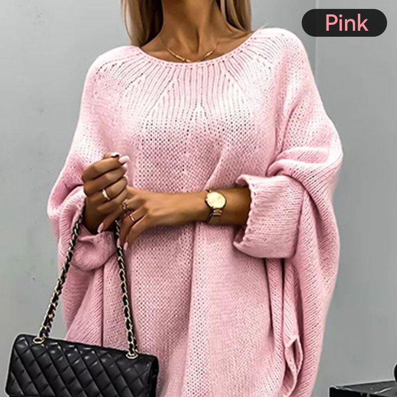 Women’s Elegant Knitted Cape Sweater
