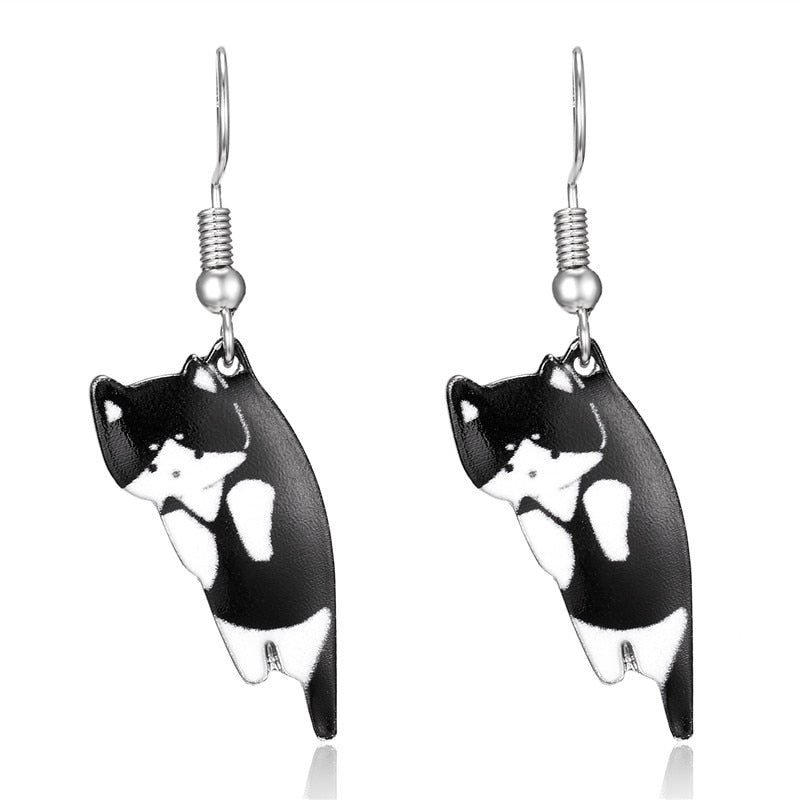 2024 New Funny Small Black Cat Earring for Women Girl Fashion Cute Animal Earrings Fashion Party Jewelry Gifts Wholesale