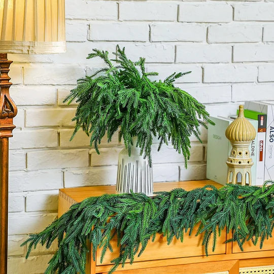 🎄Natural Christmas Greenery🎄Norfolk Pine Branch