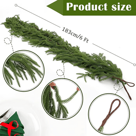 🎄Natural Christmas Greenery🎄Norfolk Pine Branch