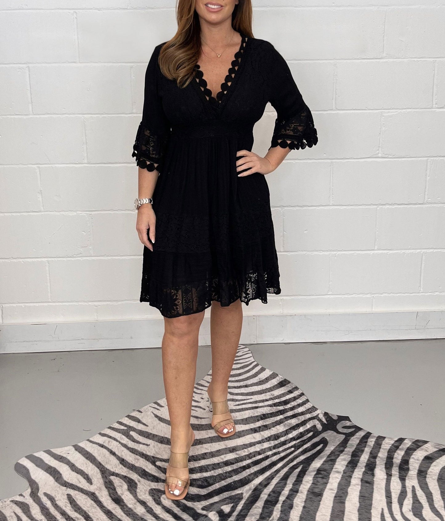 Lace Crochet Dress