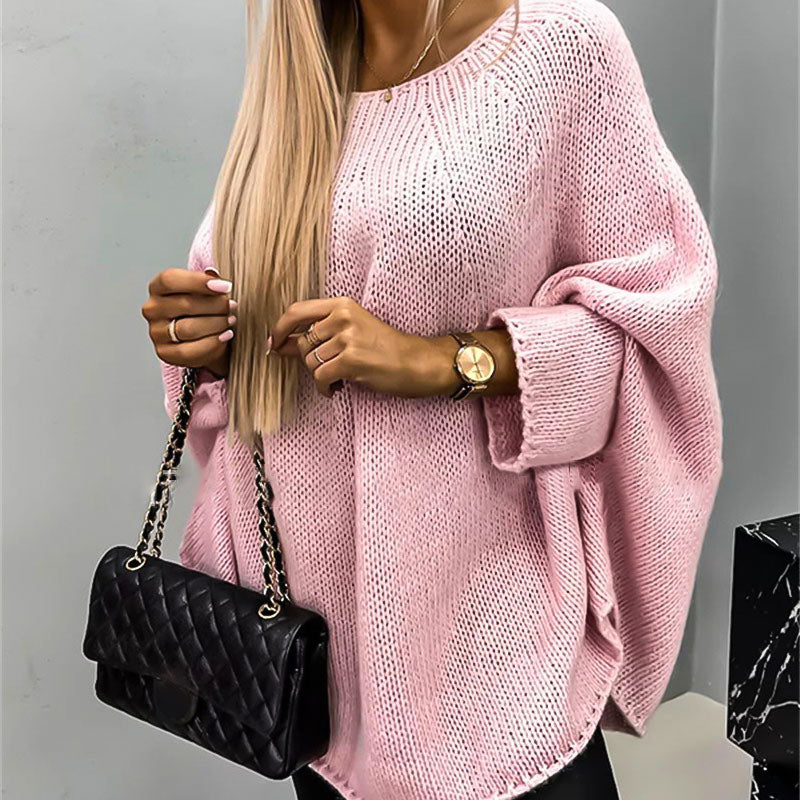 Women’s Elegant Knitted Cape Sweater