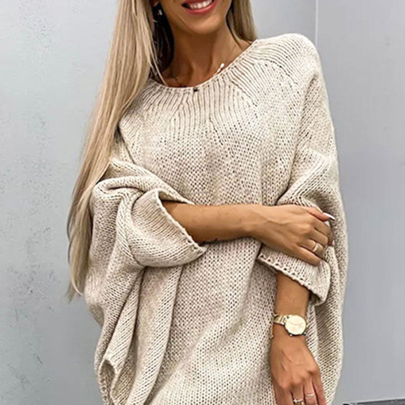 Women’s Elegant Knitted Cape Sweater