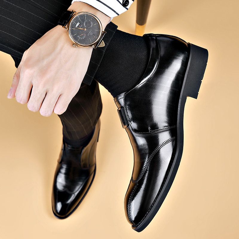 2024 new men's leather sports shoes (suitable for many occasions)