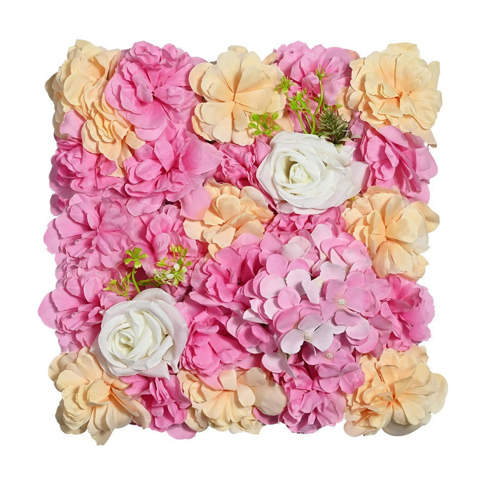 Handmade Roll-Up Fabric Flower Wall