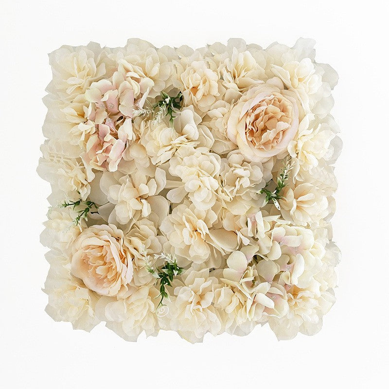 Handmade Roll-Up Fabric Flower Wall