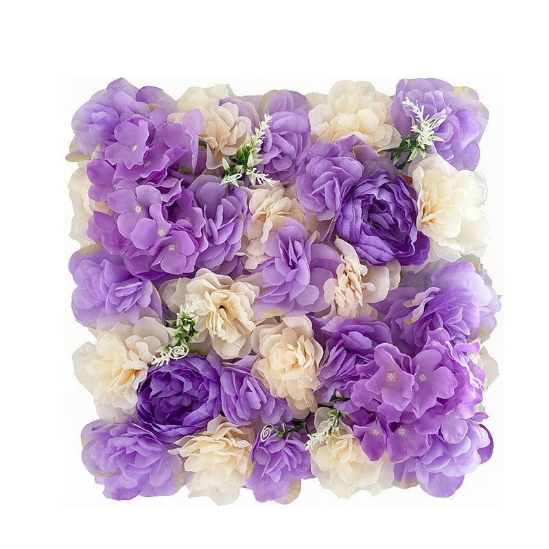 Handmade Roll-Up Fabric Flower Wall