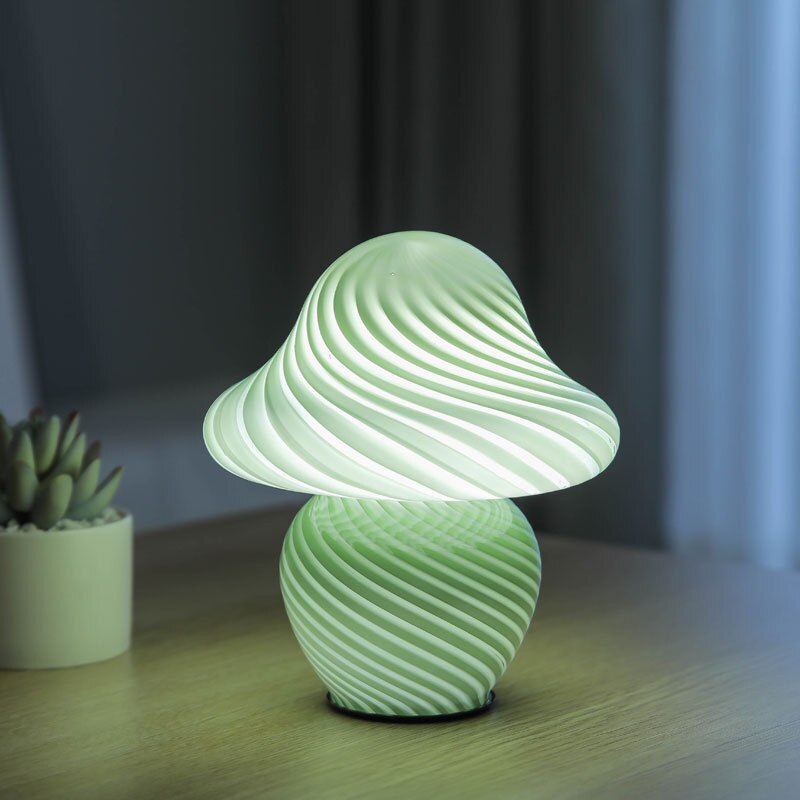 Ordinary Glass Mushroom Lamp