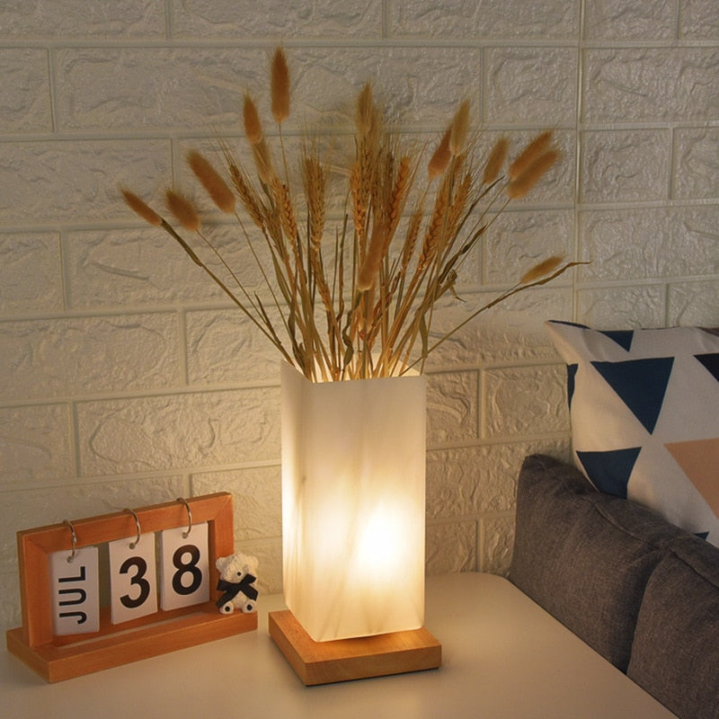 Nordic Wooden Table Lamp