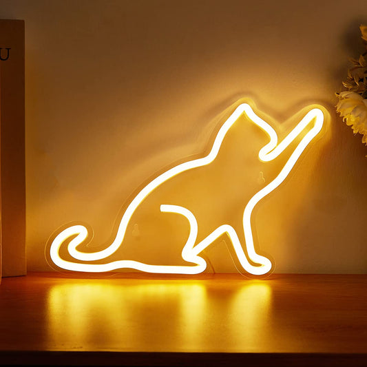 Cat Neon Wall Light