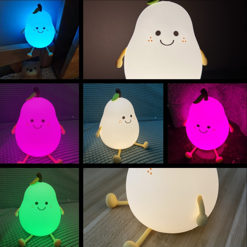 LED 7-color Pear Light