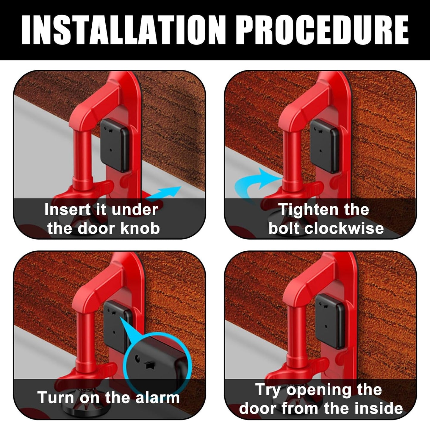 Portable Door Lock For Travel