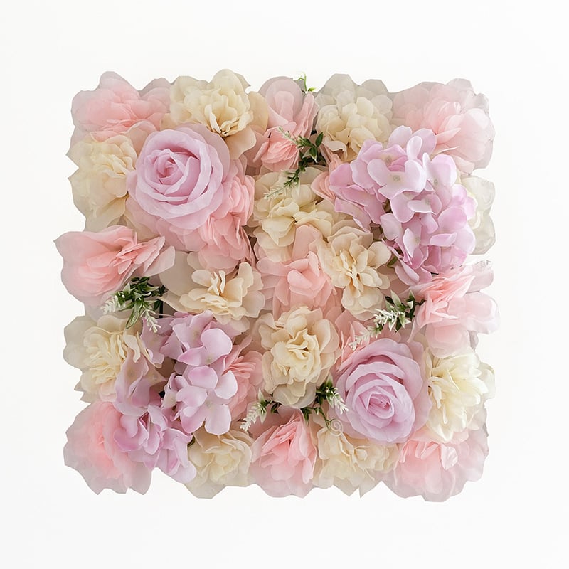 Handmade Roll-Up Fabric Flower Wall