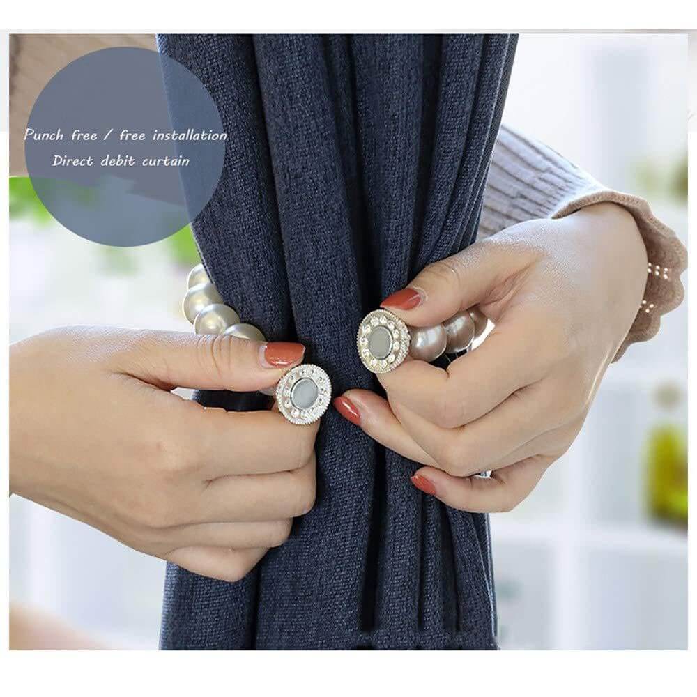 Pearl Curtain Magnetic Buckle