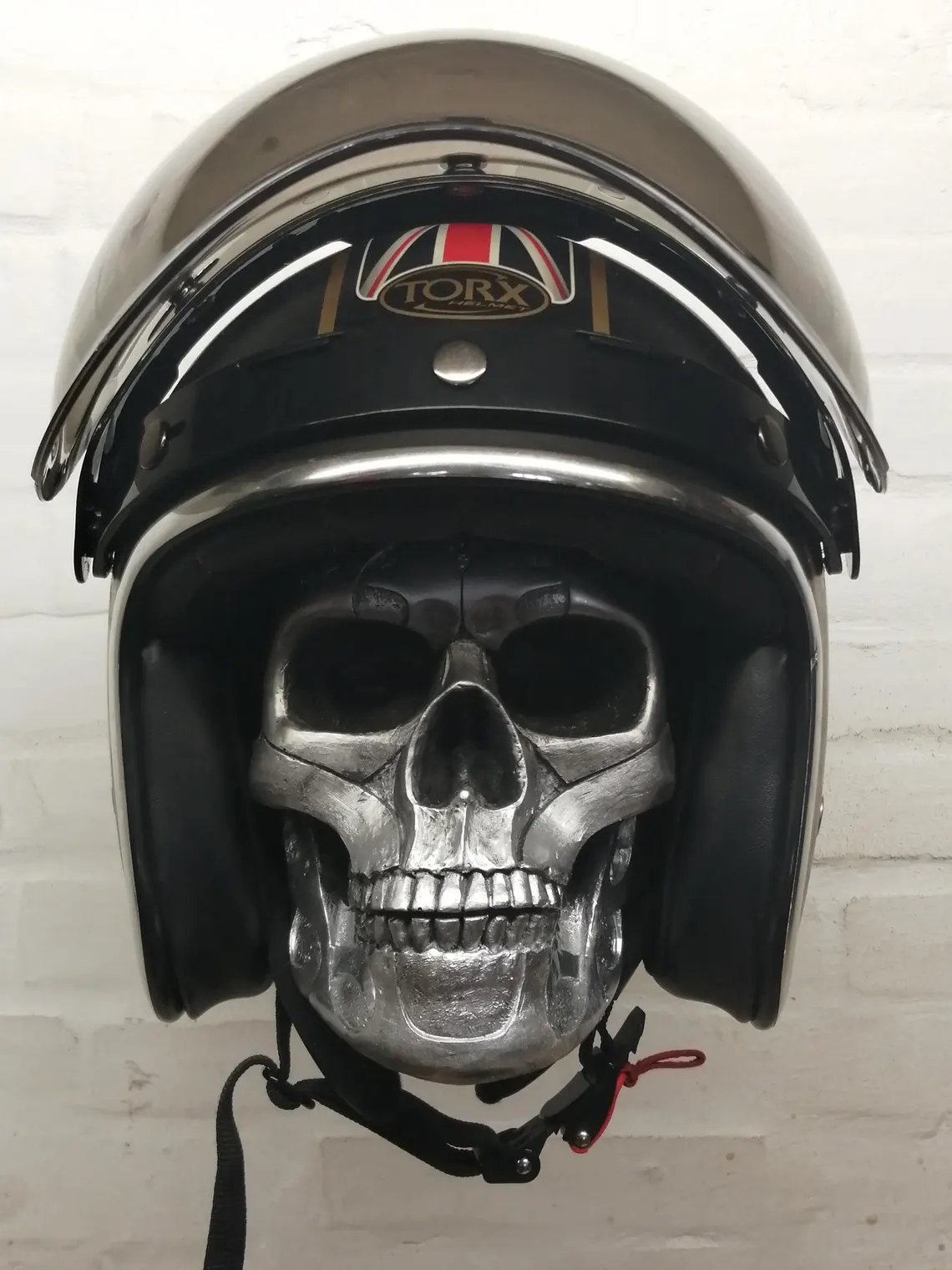 Motorcycle Helmet And Jacket Skull Holder