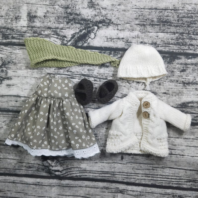 ππThe Best Gift For Children - Handmade Waldorf Doll Dress Upπ§