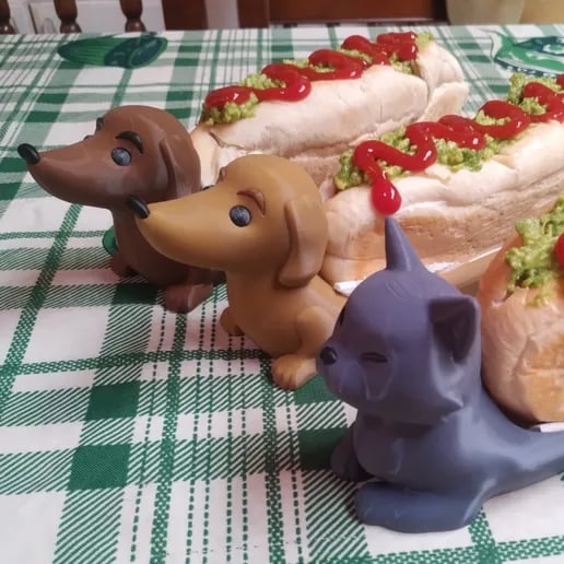 🌭 Dachshund Tray - Cute Shape, Fun Dining Experience! 🐶✨