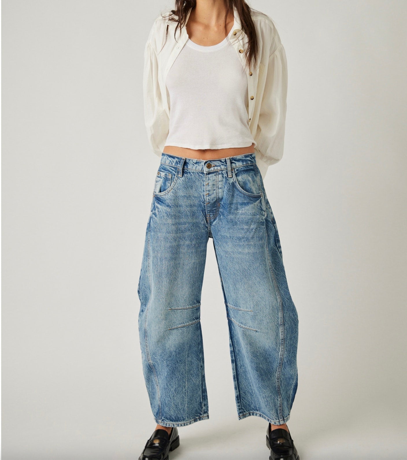 2024 Mid-Rise Barrel Jeans (BUY 2 Free Shipping)