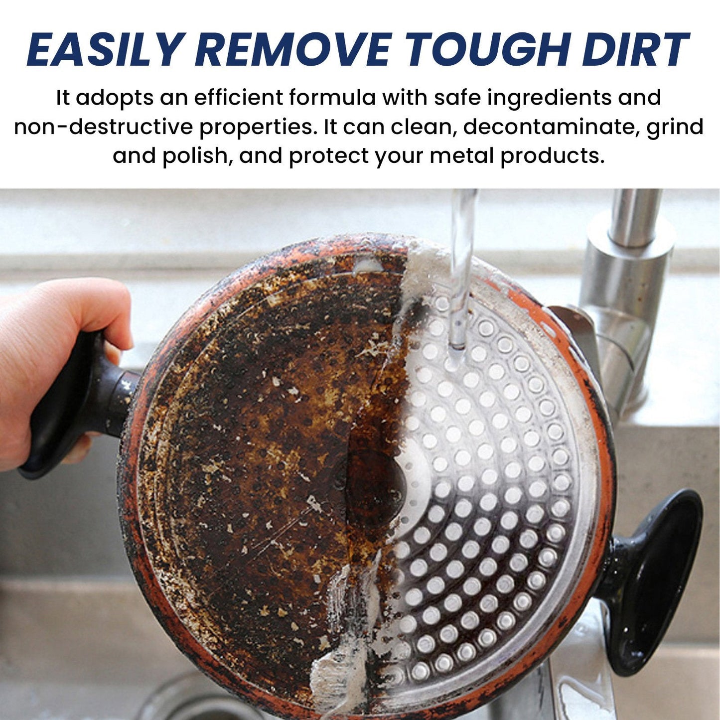 Magical Nano-Technology Stainless Steel Cleaning Paste-Surface Safe, No Residue
