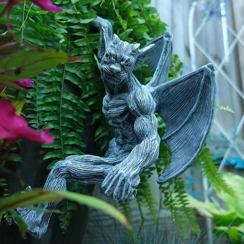 ð¥Dragon Winged Gargoyle Fence Hanger