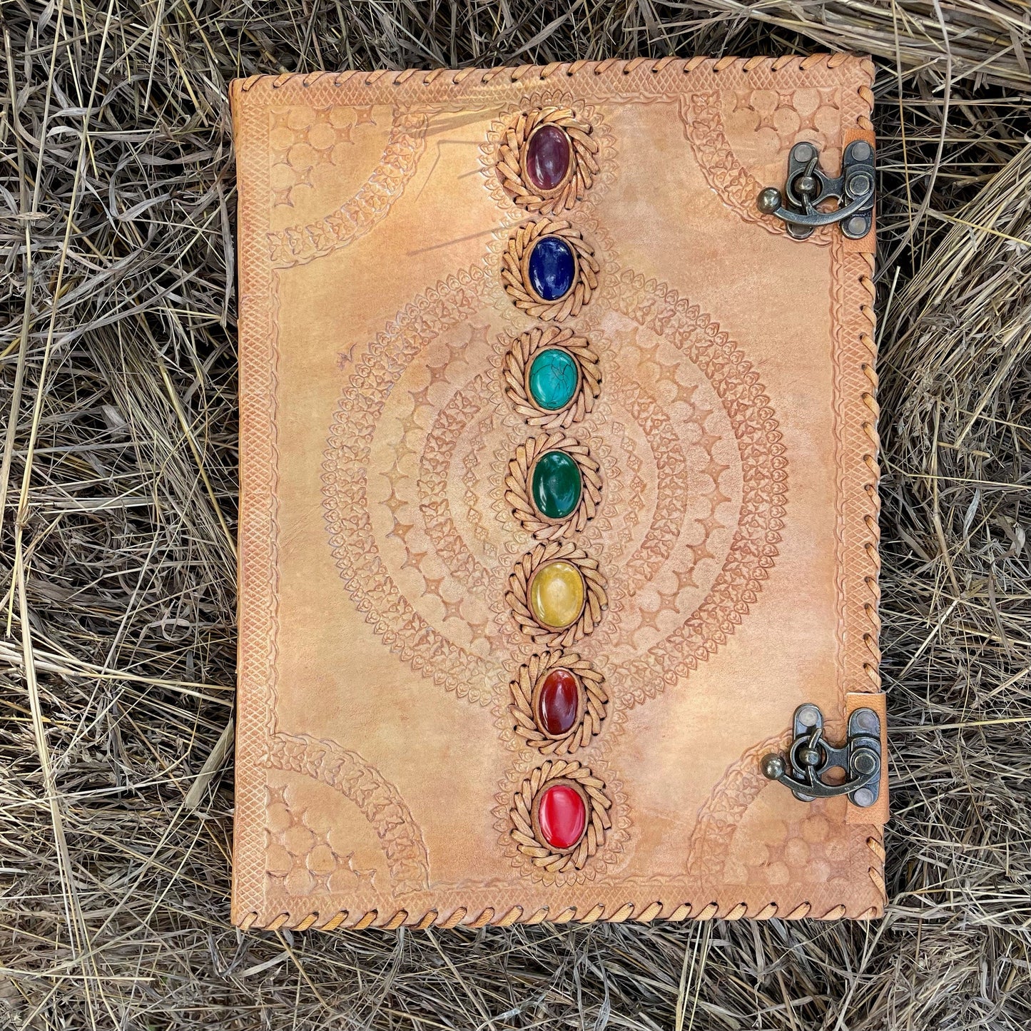 Magic Notebook With 7 Chakra Gems